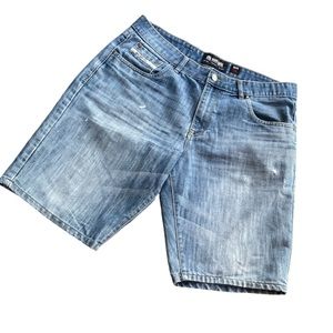 Echo Unltd Shorts Men’s Size 36 Medium Wash Hip Hop Y2K Skater Jorts Grunge 90s